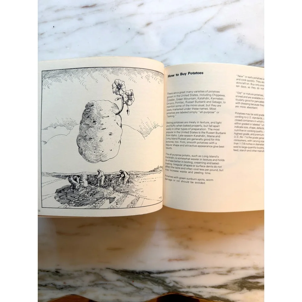 Vintage The Potato Book Cookbook Myrna Davis Truman Capote Foreword